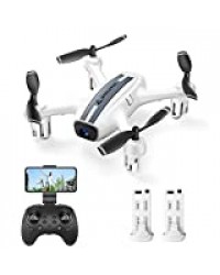 SNAPTAIN SP360 Mini Drone avec Caméra 720P FPV, Contrôle par Geste, Induction de Gravité, Vol de Trajectoire, Mode sans Tête, 360° Flips Maintien d'altitude, pour Débutants et Enfants