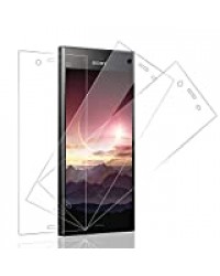 SNUNGPHIR [3 pièces] Sony Xperia XZ1 Verre Trempé Sony Xperia XZ1 Film Protection d'Ecran, Dureté 9H, Anti Rayures, sans Bulles, Haute Définition Film Protection pour Sony Xperia XZ1