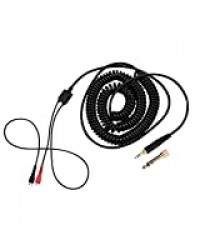 Socobeta Câble spiralé à Ressort de Remplacement pour écouteurs HD25/560/540/480/430