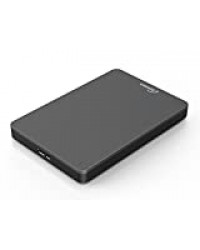 Sonnics 500 GO gris foncé Disque dur externe portable USB 3.0 Super rapide Vitesse de transfert pour une utilisation avec un PC Windows, Apple Mac, Xbox One et PS4