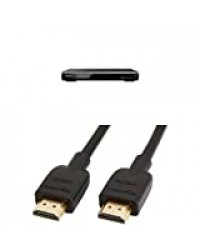 Sony DVP-SR760H Lecteur de DVD / Lecteur de CD & AmazonBasics Câble HDMI 2.0 haut débit Compatible Ethernet / 3D / retour audio [Nouvelles normes] 0,9 m