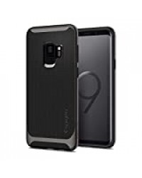 Spigen Coque Galaxy S9, Coque S9 [Neo Hybrid] Protection Renforcée Hybrid [Gunmetal] Contours Anti Choc, Coque Etui Compatible avec Samsung S9