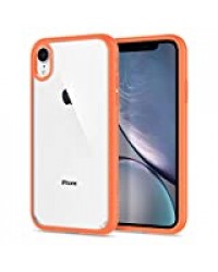 Spigen Coque iPhone XR [Ultra Hybrid] Bumper Coral Souple, Dos Rigide, Transparence, Protection - Air Cushion, Coque Compatible avec iPhone XR