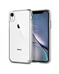 Spigen Coque iPhone XR Ultra Hybrid Bumper Souple Dos Transparent Slim Protection 4 Coins Technologie Air Cushion Compatible avec iPhone XR - Transparent