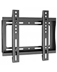 Support Mural TV avec Conception à Profil Bas pour Les Téléviseus de 17-42 Pouces - Support de Fixation Ultra-Mince Type Fixe avec VESA Max 200x200mm Capacité Max de 30 kg