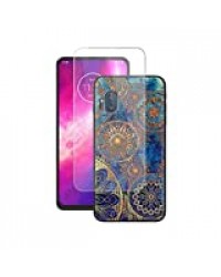 szjckj Coque pour Motorola One Hyper + HD Protecteur écran, Anti-Chute Verre Tempered Glass Film - Housse TPU Etui Silicone Cover Case Shell pour Motorola One Hyper (6,5") - LLM11