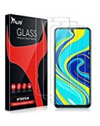 TAURI 3 Pièces Verre Trempé Compatible avec Xiaomi Redmi Note 9s et Note 9 Pro et Note 9 Pro Max Protection écran 9H Dureté sans Bulles 2.5D Arrondi HD Ultra Transparent Glass