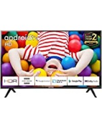 TCL 32ES561 TV LED 80 cm (32 pouces) Smart TV (HD, Triple Tuner, Android TV, Prime Video, HDR, Micro Dimming, Dolby Audio, Google Assistant)