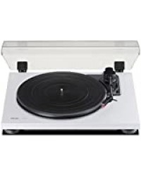 TEAC TN-180BT-W Platine tournante analogique 3 Vitesses avec égaliseur Phono et Bluetooth Blanc