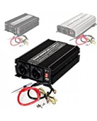 tectake Convertisseur de Tension Sinus modifiée Power Inverter 12V en 220V - diverses modèles au Choix - (Type 1 (400976))