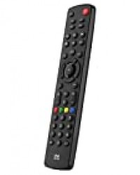 Télécommande universelle One For All Contour 4 - Noire – Télécommande Parfaite de remplacement TV Décodeur DVD Blu-ray et appareils Audio- Garantie de fonctionner avec toutes les marques. URC 1240