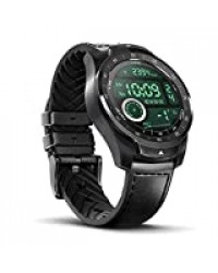 Ticwatch Pro 2020 Montre Connectée RAM de 1GB, Affichage en Couches pour Une Longue durée de Vie de la Batterie, Wear OS by Google, NFC, fréquence Cardiaque, GPS, résistance à l'eau IP68