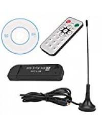 TOOGOO USB2.0 DAB FM DVB-T RTL2832U R820T2 SDR RTL-SDR Dongle baton TV numerique Accordeur Recepteur Telecommande IR avec antenne