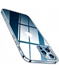 TORRAS Coque Compatible avec iPhone 12 Pro Max, Étui Crystal Clear Mince, Housse de Protection en TPU Souple - Transparent