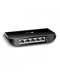 TP-Link TL-SG1005D Switch Ethernet Gigabit 5 ports 10/100/1000 Mbps - Idéal partage de connexion et mise en réseau pour les petites entreprises et les bureaux domestiques , Noir