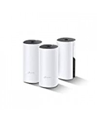 TP-Link WiFi Mesh avec CPL 1000Mbps Deco P9(3-pack) Système Hybride pour toute la maison, Couverture WiFi de 400㎡, 2 Gigabit Ethernet Ports, Contrôle parental, Idéale pour grande maison de murs épais