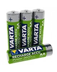 Varta Accu prêt à l'emploi - batterie rechargeable Mignon AA Ni-Mh (4-Pack, 2600 mAh)