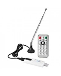 VBESTLIFE Antenne USB 2.0 DVB-T2 DVB-T DVB-C + FM + Dab + SDR Numérique HDTV Tuner Récepteur pour PC