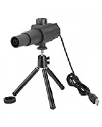 VBESTLIFE Télescope numérique, enregistreur vidéo monoculaire à détection de Mouvement Intelligente USB 2MP 70X avec trépied pour l'observation des Animaux Lors de Concerts de Jeux