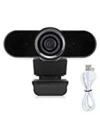 VBESTLIFE Webcam Professionnelle avec Microphone Caméra Web USB HD Webcam Haute définition pour Ordinateur de Bureau PC