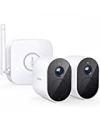 Victure 1080P caméra de surveillance extérieure Caméra sans fil rechargeable à batterie exterieur avec détection de mouvement PIR Vision nocturne Audio bidirectionnel et IP65 étanche