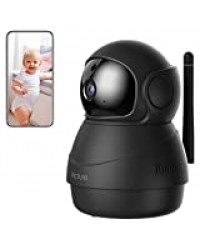 Victure 1080P Caméra Surveillance WiFi avec Detection de Sonore, Caméra Intérieur avec Vision Nocturne, Detection de Mouvement, Audio Bidiectionnelle pour Bébé