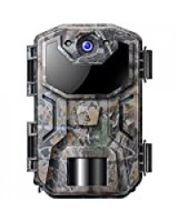 Victure Caméra de Chasse 20MP Surveillance 1080P HD Étanche IP66 Détection Thermique Vision Nocturne 38 LEDs Infrarouges de pour Observation d'animaux Sauvages et de Sécurité du Domicile