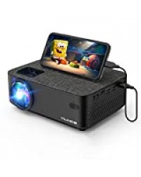 Vidéoprojecteur, VILINICE WiFi Mini Projecteur Full HD 5500 Lumens Retroprojecteur avec 1080P et 240" Supported, Projecteur LED Compatible HDMI VGA USB SD AV Ordinateur Smartphone Home Cinéma