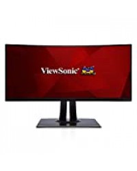 ViewSonic VP Series VP3481 écran Plat de PC 86, 4 cm (34") Wide Quad HD+ LED incurvé - écrans Plats de PC (86, 4 cm (34"), 3440 x 1440 Pixels, Wide Quad HD+, LED, 5 ms, Noir)