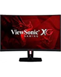 ViewSonic XG3240C Moniteur VA Gaming 24" Full HD 1920x1080 Pixels, Incurvé, 3ms, 144Hz, Freesync, VGA, HDMI, USB, Haut-parleurs, Noir