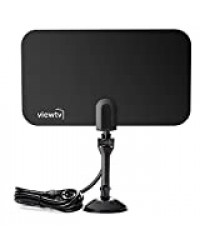 ViewTV Antenne TV numérique haute performance DVB-T2 et DVBT-HD 25 Mile (design ultra fin)