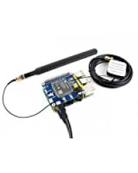 Waveshare 4G/3G/2G/GSM/GPRS/GNSS Hat for Raspberry Pi Based on SIM7600G-H Supports LTE CAT4 up to 150Mbps for Downlink Data Transfer The Global Version Positioning Module