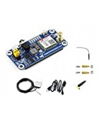 Waveshare Raspberry Pi GSM/GPRS/GNSS Bluetooth Hat Expansion Board GPS Module with Low-Power Consumption Based on SIM868 Compatible with Raspberry Pi 2B 3B 4B Zero Zero W