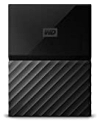 WD - My Passport - Disque dur externe portable USB 3.0 avec sauvegarde automatique et sécurisation par mot de passe - 1To, Noir