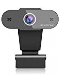 Webcam 1080P Full HD avec Microphone,OVIFM Web Cam pour PC USB2.0/3.0 Streaming avec Auto Focus pour  Skype, FaceTime, Hangouts, PC/Mac/Portable/Tablette/Xbox One