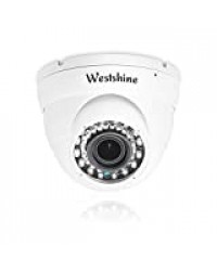 Westshine Caméra de Surveillance 4K Caméra dôme Infrarouge Super HD AHD/TVI/CVI/CVBS 8MP, IP66 Anti-vandalisme, Objectif de 3.6mm 20M Vision Nocturne dans/à l'extérieur