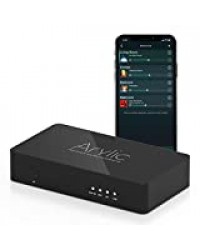 WiFi et Bluetooth 5.0 Audio, récepteur de Musique stéréo sans Fil multiroom / multizone avec Airplay Spotify Connect et télécommande pour Haut-parleurs de Bricolage - Arylic Up2stream S10