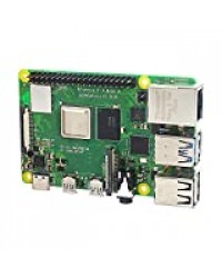 Wivarra pour Raspberry Pi 4 Modèle B Carte de DéVeloppement de 8 Go de Quad Core 1.5 GHz Support 2.4/5.0 GHz WiFi 5.0