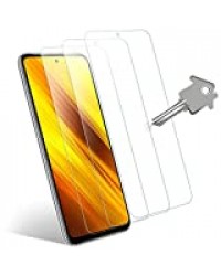 Wonantorna Protection écran pour Xiaomi Mi 10T Lite 5G Verre Trempé, Xiaomi Poco X3 NFC Verre Trempé, Xiaomi Redmi Note 9S/Note 9 Pro Verre Trempé, [3 Pièces] [9H Dureté] 99.99% HD Protecteur d'écran