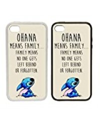 WTF | Ohana Signifie Famille – Beige | à clipser téléphone Coque) |, plastique, blanc, Samsung Galaxy S3 Mini