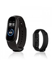 Xiaomi Mi Band 5 Bracelet Intelligent d'activité, Moniteur d'activité, Moniteur de Fitness, Moniteur d'activité 1,1", écran Dynamique Couleur, Noir (Version Mondiale)