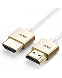 Y&B Câbles TV hdmi, hdmi 4K for Ordinateur Portable câble hdmi TV hdmi 2.0 câble Ultra Plat Haute Vitesse 18Gbps @ 60Hz Adapter feu TV, 3D, HD 1080p, Arc Xbox Playstation / PS3 / PS4