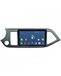 YSSSZ Radio stéréo de navigateur GPS de Voiture pour Kia Picanto 2011-2015, Navigation par Satellite GPS avec écran Tactile de 9 Pouces/Bluetooth/FM/SWC/USB,4G WiFi:2G+32G