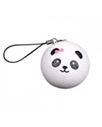 YZLSM Kawaii Panda Expression Bun Rising Lente Cléfs Visage Mignon Squishy Pain Porte-clés Sac Phone Charm Bracelet Enfants Cuisine Jouets