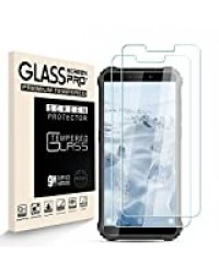 Zidwzidwei Verre Trempé Protecteur D'écran pour Oukitel WP5 Pro [2 pièces], Dureté 9H, 2.5D Haute Définition, sans Bulle, Résistant à la Rayure Film Protecteur pour Oukitel WP5 Pro