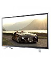 ZZYH 43 Pouces - LED - 4K Ultra HD - Smart TV (Android TV) - Écran D'affichage De Classe A - WiFi - HDMI - Décodage USB HD - Surround-Stéréo - Conception Cadre Ultra-étroit Alliage D'aluminium